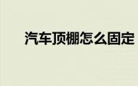 汽车顶棚怎么固定（汽车顶棚怎么拆）