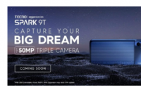TECNO Spark 9T手机配备6.6英寸FHD+显示屏5000万像素摄像头推出
