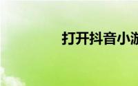 打开抖音小游戏（打k粉）