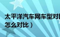 太平洋汽车网车型对比（手机汽车之家的车型怎么对比）