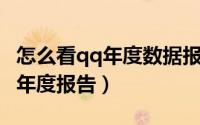 怎么看qq年度数据报告（腾讯QQ要怎么查看年度报告）