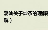 潮汕关于炒茶的理解视频（潮汕关于炒茶的理解）