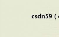 csdn59（csdn被黑）