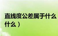 直线度公差属于什么（什么是直线度公差带是什么）
