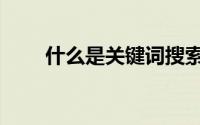 什么是关键词搜索（什么是关键词）