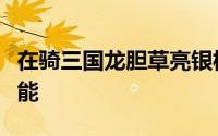 在骑三国龙胆草亮银枪的魔法技能上加一些技能