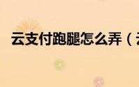 云支付跑腿怎么弄（云支付跑腿怎么加入）
