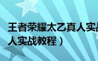 王者荣耀太乙真人实战视频（王者荣耀太乙真人实战教程）
