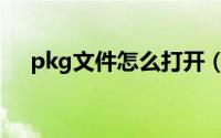 pkg文件怎么打开（pkg文件怎么打开）
