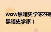 wow黑暗史学家在哪里（魔兽世界8.3 通缉:黑暗史学家）
