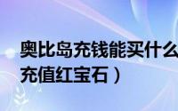 奥比岛充钱能买什么（奥比岛[1]怎么用奥币充值红宝石）