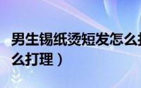 男生锡纸烫短发怎么打理（男生锡纸烫短发怎么打理）
