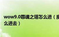 wow9.0罪魂之塔怎么进（魔兽世界9.0托加斯特罪魂之塔怎么进去）