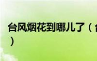 台风烟花到哪儿了（台风烟花到哪儿了怎么查）
