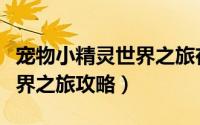 宠物小精灵世界之旅在哪坐船（宠物小精灵世界之旅攻略）