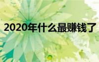 2020年什么最赚钱了（2020年什么最赚钱）