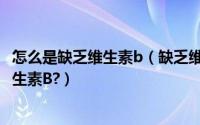 怎么是缺乏维生素b（缺乏维生素B是怎样的日常如何补充维生素B?）