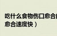 吃什么食物伤口愈合的更快（吃什么食物伤口愈合速度快）