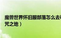 魔兽世界怀旧服部落怎么去诅咒之地（怀旧服部落怎么去诅咒之地）