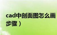 cad中剖面图怎么画（cad怎么画剖面图具体步骤）