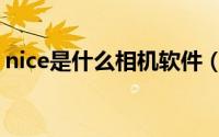 nice是什么相机软件（nice是什么相机软件）