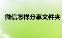 微信怎样分享文件夹（微信怎样分享歌曲）