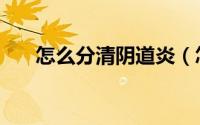 怎么分清阴道炎（怎么分清阴历阳历）