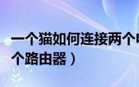 一个猫如何连接两个电视（一个猫如何连接两个路由器）