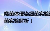 噬菌体侵染细菌实验过程图解（噬菌体侵染细菌实验解析）
