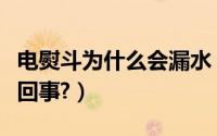 电熨斗为什么会漏水（如果电熨斗漏水是怎么回事?）