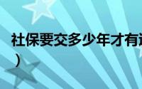 社保要交多少年才有退休金（社保要交多少年）