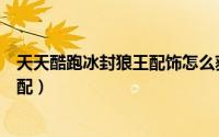 天天酷跑冰封狼王配饰怎么获得（天天酷跑冰封狼王怎么搭配）
