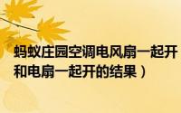 蚂蚁庄园空调电风扇一起开（支付宝蚂蚁庄园怎么了解空调和电扇一起开的结果）