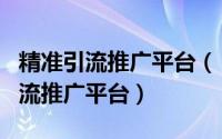 精准引流推广平台（【引流推广】最常见的引流推广平台）