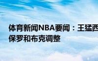 体育新闻NBA要闻：王猛西决G4关键还是看后场对决期待保罗和布克调整