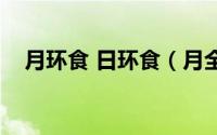 月环食 日环食（月全食月环食偏食图解）