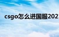 csgo怎么进国服2021（csgo怎么进国服）