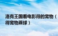 洛克王国看电影得的宠物（洛克王国大电影4凭电影票怎么得宠物蔴球）