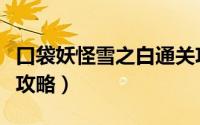 口袋妖怪雪之白通关攻略（口袋妖怪雪之白全攻略）