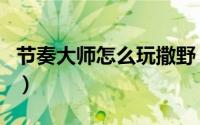 节奏大师怎么玩撒野（节奏大师怎么玩不了了）