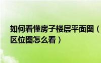 如何看懂房子楼层平面图（售楼部的楼层平面图、户型图、区位图怎么看）