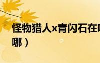 怪物猎人x青闪石在哪（怪物猎人x青闪石在哪）