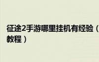 征途2手游哪里挂机有经验（征途2手游模拟器及电脑版挂机教程）