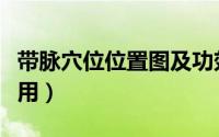 带脉穴位位置图及功效（带脉穴位位置图及作用）