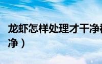 龙虾怎样处理才干净视频（龙虾怎样处理才干净）