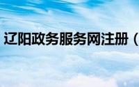 辽阳政务服务网注册（辽阳政务网怎么注册）
