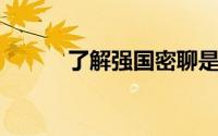 了解强国密聊是什么意思怎么用