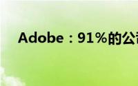 Adobe：91％的公司正在投资语音技术
