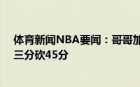体育新闻NBA要闻：哥哥加成大莫观看两战小莫合计12记三分砍45分