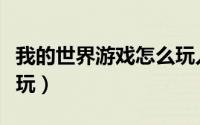 我的世界游戏怎么玩入门（我的世界游戏怎么玩）